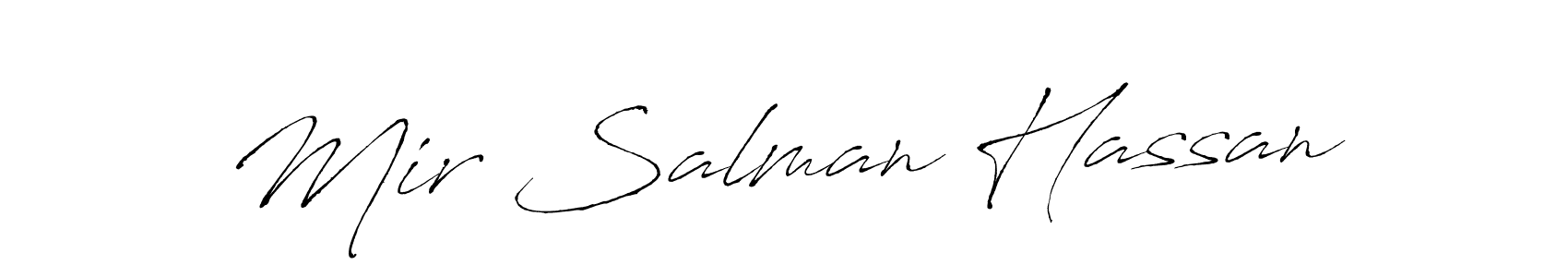 Also You can easily find your signature by using the search form. We will create Mir Salman Hassan name handwritten signature images for you free of cost using Antro_Vectra sign style. Mir Salman Hassan signature style 6 images and pictures png