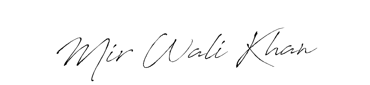 Also You can easily find your signature by using the search form. We will create Mir Wali Khan name handwritten signature images for you free of cost using Antro_Vectra sign style. Mir Wali Khan signature style 6 images and pictures png