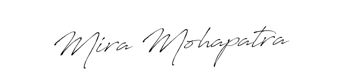 Design your own signature with our free online signature maker. With this signature software, you can create a handwritten (Antro_Vectra) signature for name Mira Mohapatra. Mira Mohapatra signature style 6 images and pictures png