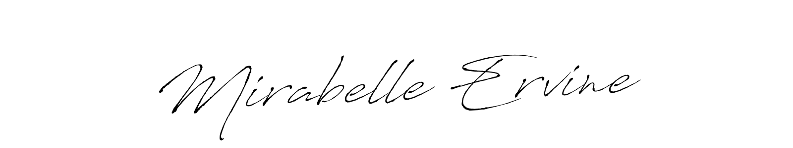 Design your own signature with our free online signature maker. With this signature software, you can create a handwritten (Antro_Vectra) signature for name Mirabelle Ervine. Mirabelle Ervine signature style 6 images and pictures png