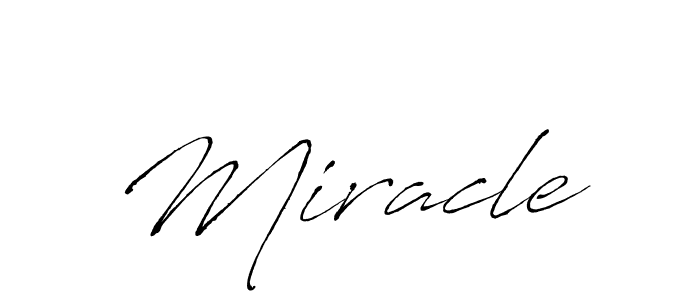 Create a beautiful signature design for name Miracle. With this signature (Antro_Vectra) fonts, you can make a handwritten signature for free. Miracle signature style 6 images and pictures png