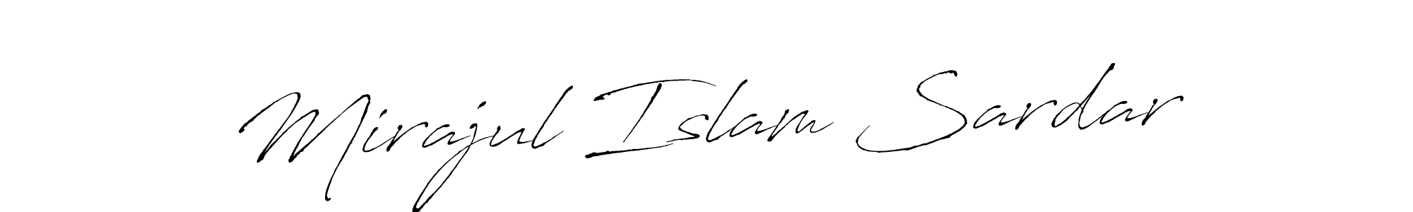 How to make Mirajul Islam Sardar signature? Antro_Vectra is a professional autograph style. Create handwritten signature for Mirajul Islam Sardar name. Mirajul Islam Sardar signature style 6 images and pictures png