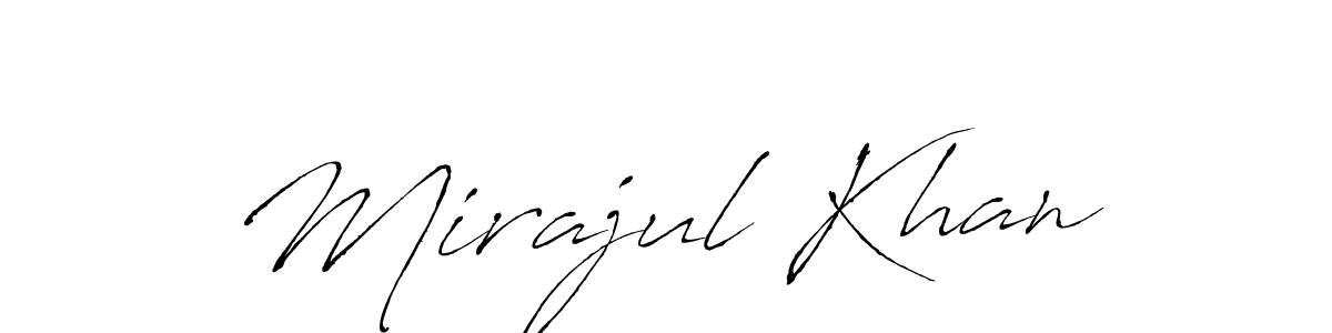 Antro_Vectra is a professional signature style that is perfect for those who want to add a touch of class to their signature. It is also a great choice for those who want to make their signature more unique. Get Mirajul Khan name to fancy signature for free. Mirajul Khan signature style 6 images and pictures png