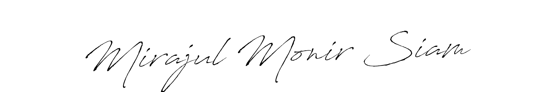 You should practise on your own different ways (Antro_Vectra) to write your name (Mirajul Monir Siam) in signature. don't let someone else do it for you. Mirajul Monir Siam signature style 6 images and pictures png