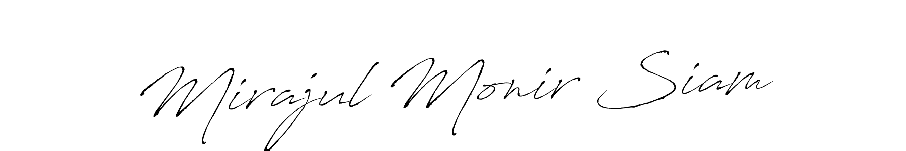 How to make Mirajul Monir Siam signature? Antro_Vectra is a professional autograph style. Create handwritten signature for Mirajul Monir Siam name. Mirajul Monir Siam signature style 6 images and pictures png