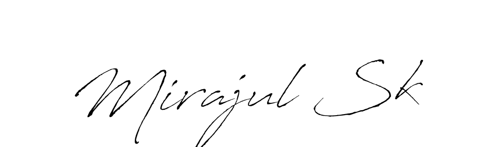 Also You can easily find your signature by using the search form. We will create Mirajul Sk name handwritten signature images for you free of cost using Antro_Vectra sign style. Mirajul Sk signature style 6 images and pictures png