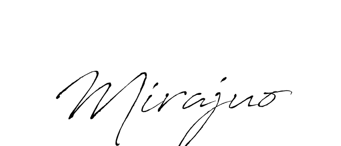 You should practise on your own different ways (Antro_Vectra) to write your name (Mirajuo) in signature. don't let someone else do it for you. Mirajuo signature style 6 images and pictures png