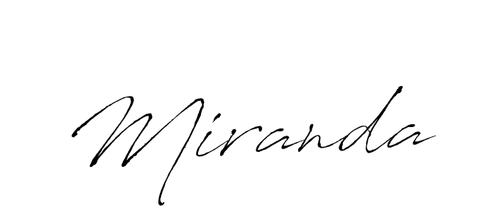 You should practise on your own different ways (Antro_Vectra) to write your name (Miranda) in signature. don't let someone else do it for you. Miranda signature style 6 images and pictures png