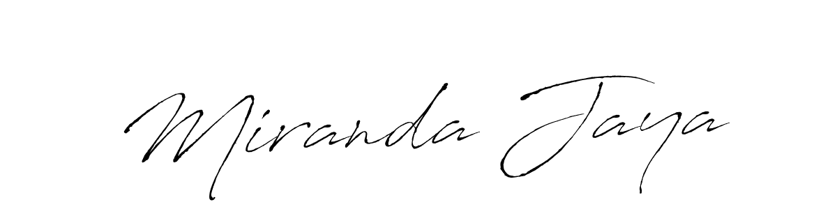 Also we have Miranda Jaya name is the best signature style. Create professional handwritten signature collection using Antro_Vectra autograph style. Miranda Jaya signature style 6 images and pictures png