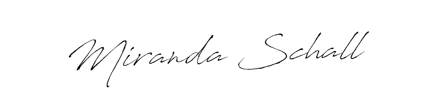 The best way (Antro_Vectra) to make a short signature is to pick only two or three words in your name. The name Miranda Schall include a total of six letters. For converting this name. Miranda Schall signature style 6 images and pictures png