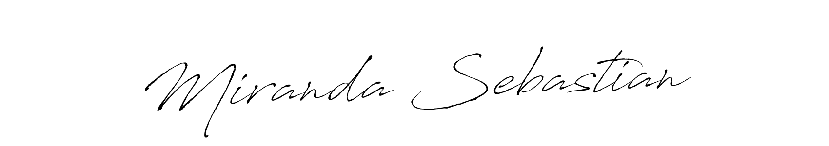 How to make Miranda Sebastian signature? Antro_Vectra is a professional autograph style. Create handwritten signature for Miranda Sebastian name. Miranda Sebastian signature style 6 images and pictures png