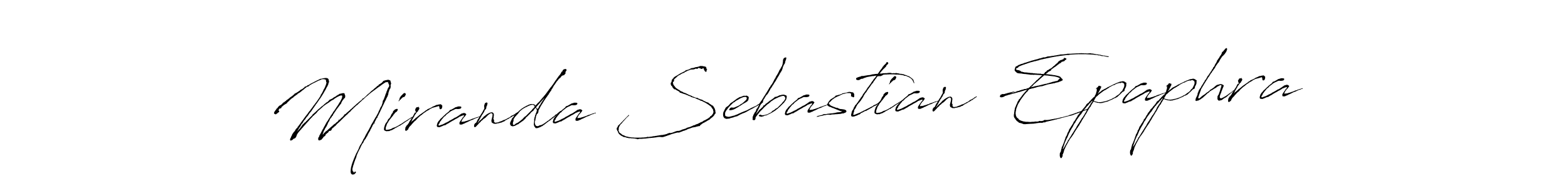 Also we have Miranda Sebastian Epaphra name is the best signature style. Create professional handwritten signature collection using Antro_Vectra autograph style. Miranda Sebastian Epaphra signature style 6 images and pictures png