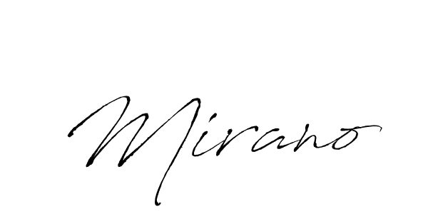 Similarly Antro_Vectra is the best handwritten signature design. Signature creator online .You can use it as an online autograph creator for name Mirano. Mirano signature style 6 images and pictures png