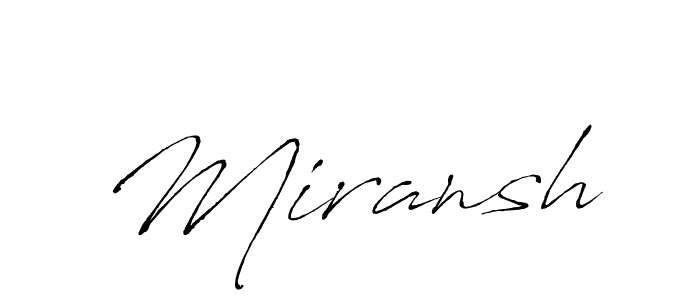 You should practise on your own different ways (Antro_Vectra) to write your name (Miransh) in signature. don't let someone else do it for you. Miransh signature style 6 images and pictures png