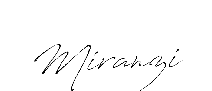 How to make Miranzi signature? Antro_Vectra is a professional autograph style. Create handwritten signature for Miranzi name. Miranzi signature style 6 images and pictures png