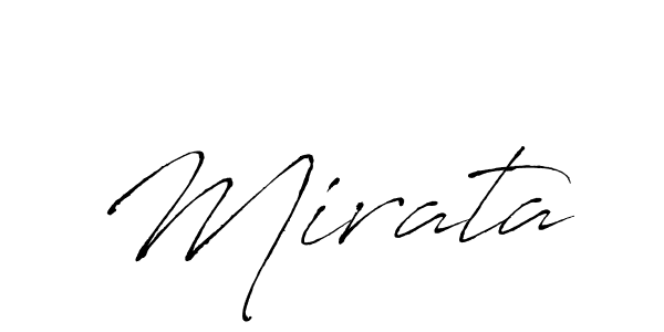 Design your own signature with our free online signature maker. With this signature software, you can create a handwritten (Antro_Vectra) signature for name Mirata. Mirata signature style 6 images and pictures png