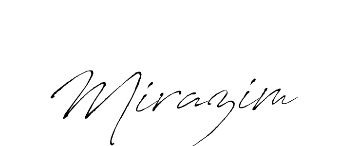 Design your own signature with our free online signature maker. With this signature software, you can create a handwritten (Antro_Vectra) signature for name Mirazim. Mirazim signature style 6 images and pictures png