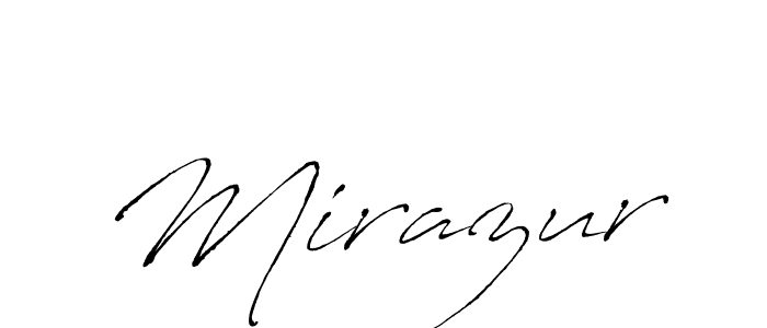 Use a signature maker to create a handwritten signature online. With this signature software, you can design (Antro_Vectra) your own signature for name Mirazur. Mirazur signature style 6 images and pictures png