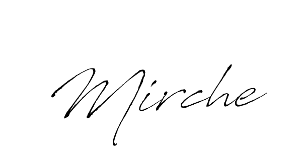 Antro_Vectra is a professional signature style that is perfect for those who want to add a touch of class to their signature. It is also a great choice for those who want to make their signature more unique. Get Mirche name to fancy signature for free. Mirche signature style 6 images and pictures png
