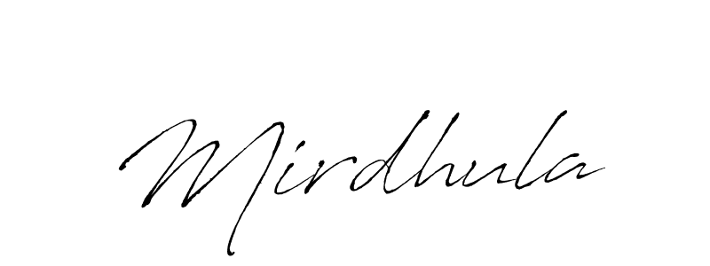 It looks lik you need a new signature style for name Mirdhula. Design unique handwritten (Antro_Vectra) signature with our free signature maker in just a few clicks. Mirdhula signature style 6 images and pictures png