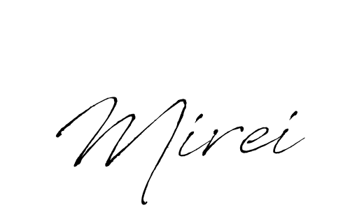 Also we have Mirei name is the best signature style. Create professional handwritten signature collection using Antro_Vectra autograph style. Mirei signature style 6 images and pictures png