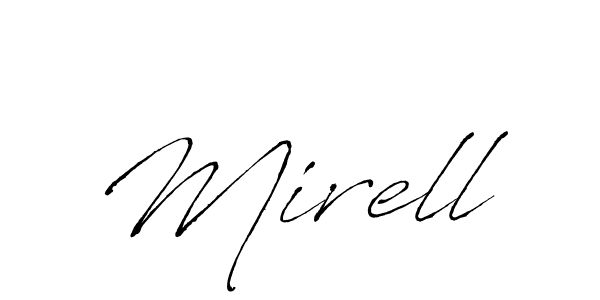 Antro_Vectra is a professional signature style that is perfect for those who want to add a touch of class to their signature. It is also a great choice for those who want to make their signature more unique. Get Mirell name to fancy signature for free. Mirell signature style 6 images and pictures png