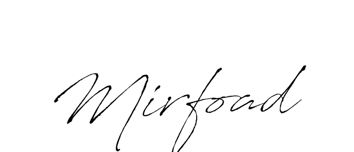 Similarly Antro_Vectra is the best handwritten signature design. Signature creator online .You can use it as an online autograph creator for name Mirfoad. Mirfoad signature style 6 images and pictures png