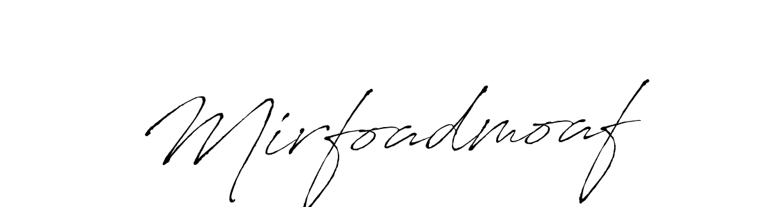 Mirfoadmoaf stylish signature style. Best Handwritten Sign (Antro_Vectra) for my name. Handwritten Signature Collection Ideas for my name Mirfoadmoaf. Mirfoadmoaf signature style 6 images and pictures png