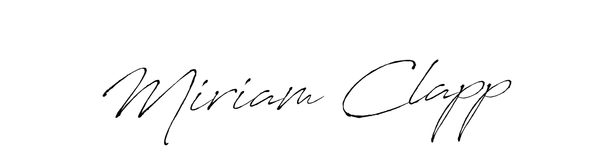 Make a beautiful signature design for name Miriam Clapp. With this signature (Antro_Vectra) style, you can create a handwritten signature for free. Miriam Clapp signature style 6 images and pictures png