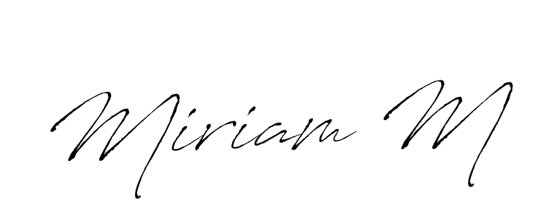 Once you've used our free online signature maker to create your best signature Antro_Vectra style, it's time to enjoy all of the benefits that Miriam M name signing documents. Miriam M signature style 6 images and pictures png