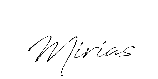 It looks lik you need a new signature style for name Mirias. Design unique handwritten (Antro_Vectra) signature with our free signature maker in just a few clicks. Mirias signature style 6 images and pictures png