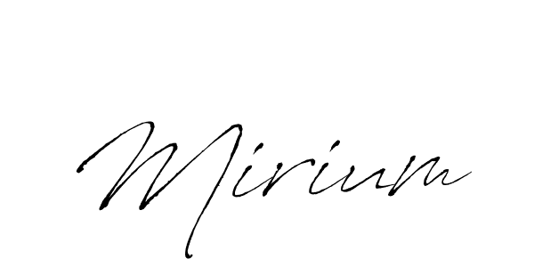 Make a beautiful signature design for name Mirium. With this signature (Antro_Vectra) style, you can create a handwritten signature for free. Mirium signature style 6 images and pictures png