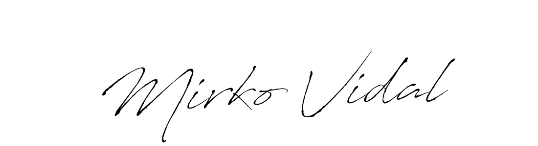 Best and Professional Signature Style for Mirko Vidal. Antro_Vectra Best Signature Style Collection. Mirko Vidal signature style 6 images and pictures png