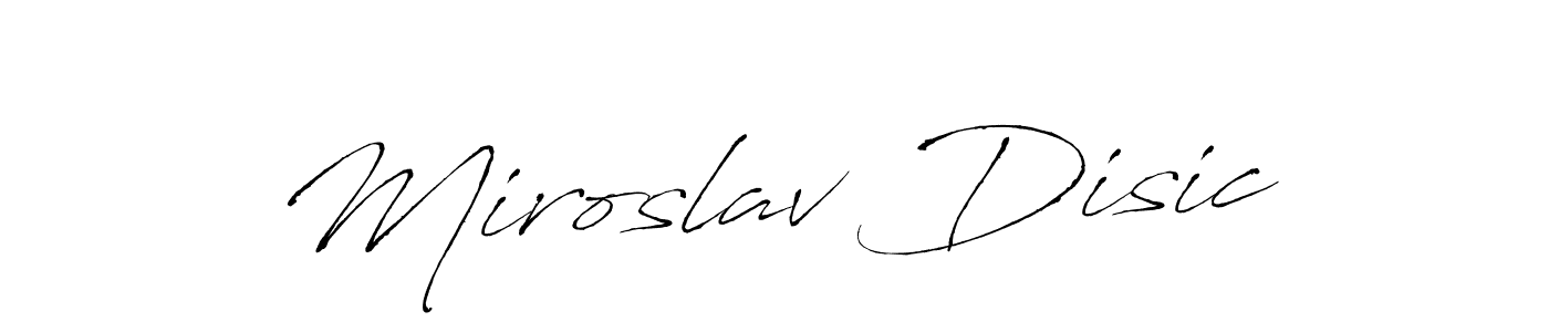 It looks lik you need a new signature style for name Miroslav Disic. Design unique handwritten (Antro_Vectra) signature with our free signature maker in just a few clicks. Miroslav Disic signature style 6 images and pictures png