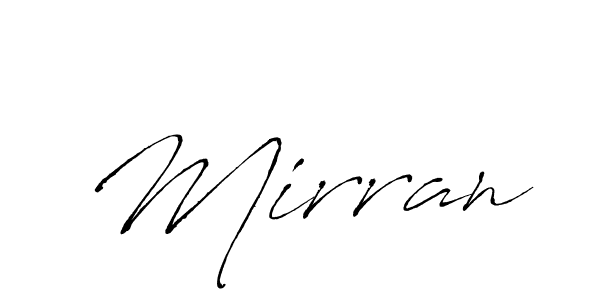You should practise on your own different ways (Antro_Vectra) to write your name (Mirran) in signature. don't let someone else do it for you. Mirran signature style 6 images and pictures png