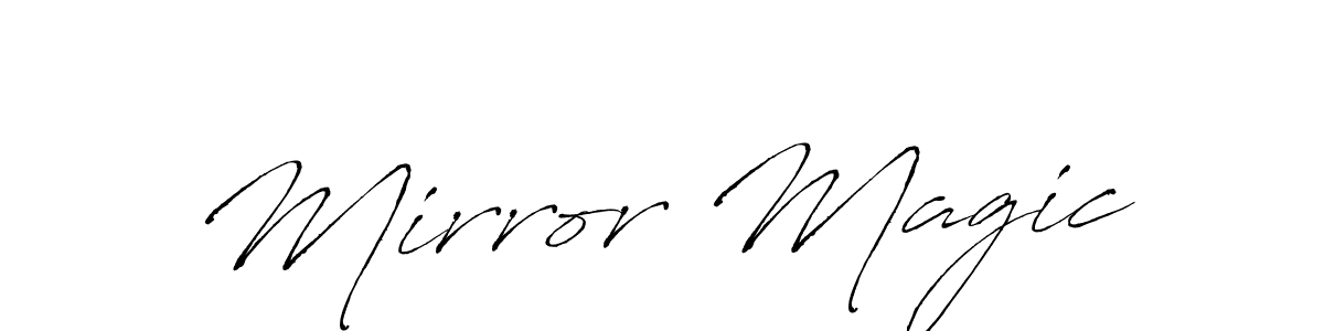 It looks lik you need a new signature style for name Mirror Magic. Design unique handwritten (Antro_Vectra) signature with our free signature maker in just a few clicks. Mirror Magic signature style 6 images and pictures png