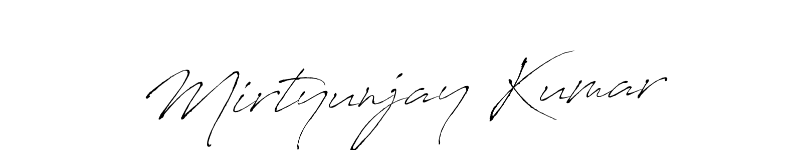 Antro_Vectra is a professional signature style that is perfect for those who want to add a touch of class to their signature. It is also a great choice for those who want to make their signature more unique. Get Mirtyunjay Kumar name to fancy signature for free. Mirtyunjay Kumar signature style 6 images and pictures png