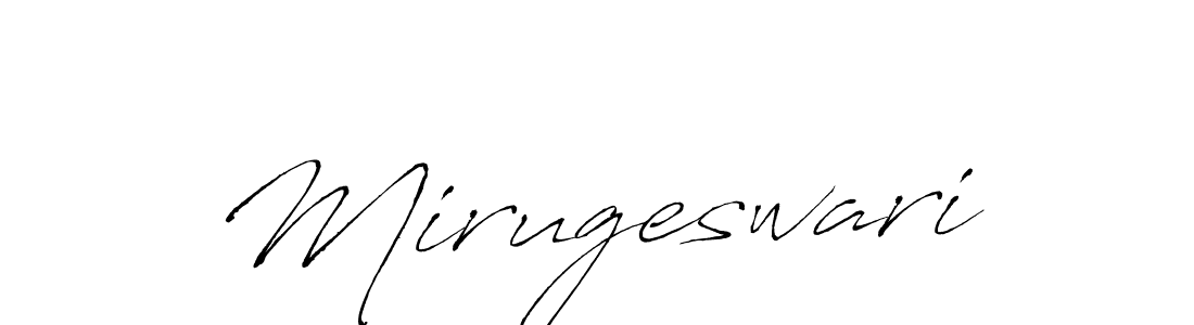 Antro_Vectra is a professional signature style that is perfect for those who want to add a touch of class to their signature. It is also a great choice for those who want to make their signature more unique. Get Mirugeswari name to fancy signature for free. Mirugeswari signature style 6 images and pictures png