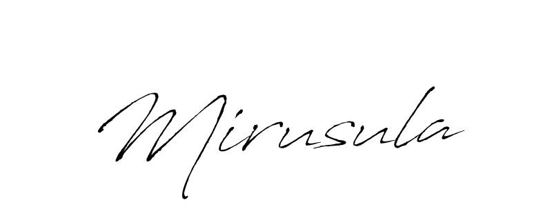 Also we have Mirusula name is the best signature style. Create professional handwritten signature collection using Antro_Vectra autograph style. Mirusula signature style 6 images and pictures png