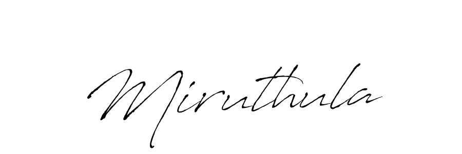 How to make Miruthula name signature. Use Antro_Vectra style for creating short signs online. This is the latest handwritten sign. Miruthula signature style 6 images and pictures png