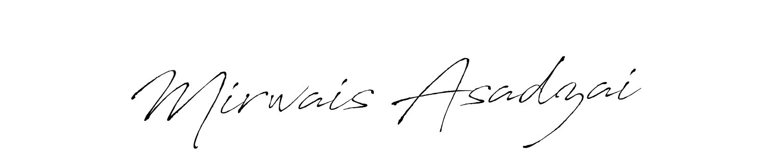 Design your own signature with our free online signature maker. With this signature software, you can create a handwritten (Antro_Vectra) signature for name Mirwais Asadzai. Mirwais Asadzai signature style 6 images and pictures png