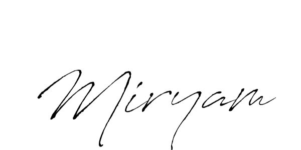Design your own signature with our free online signature maker. With this signature software, you can create a handwritten (Antro_Vectra) signature for name Miryam. Miryam signature style 6 images and pictures png
