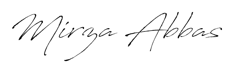 It looks like you need a new signature style for name Mirza Abbas. Design unique handwritten (Antro_Vectra) signature with our free signature maker in just a few clicks. Mirza Abbas signature style 6 images and pictures png