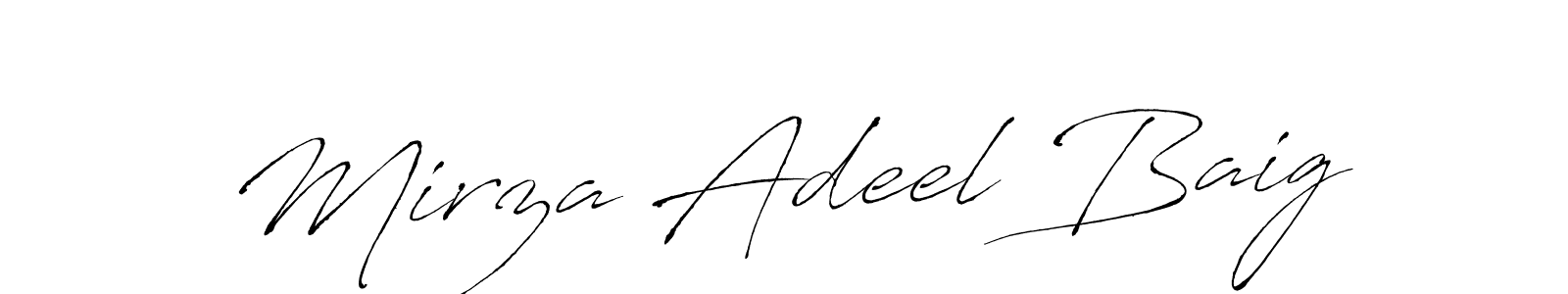 How to Draw Mirza Adeel Baig signature style? Antro_Vectra is a latest design signature styles for name Mirza Adeel Baig. Mirza Adeel Baig signature style 6 images and pictures png