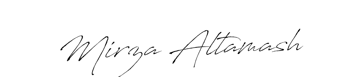 How to make Mirza Altamash signature? Antro_Vectra is a professional autograph style. Create handwritten signature for Mirza Altamash name. Mirza Altamash signature style 6 images and pictures png