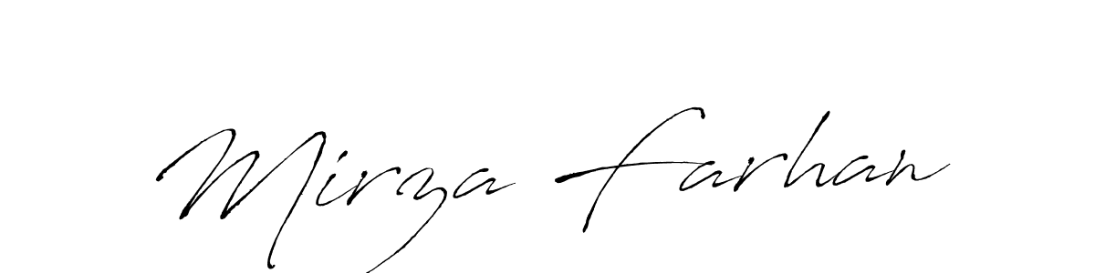 The best way (Antro_Vectra) to make a short signature is to pick only two or three words in your name. The name Mirza Farhan include a total of six letters. For converting this name. Mirza Farhan signature style 6 images and pictures png