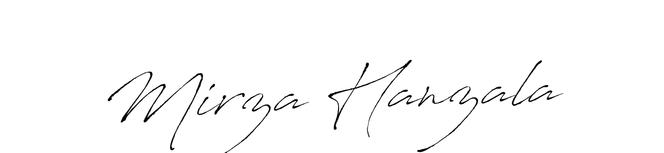 Also we have Mirza Hanzala name is the best signature style. Create professional handwritten signature collection using Antro_Vectra autograph style. Mirza Hanzala signature style 6 images and pictures png