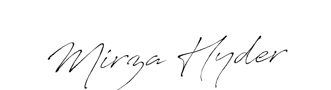 Make a beautiful signature design for name Mirza Hyder. Use this online signature maker to create a handwritten signature for free. Mirza Hyder signature style 6 images and pictures png