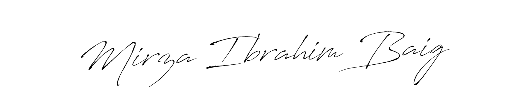 if you are searching for the best signature style for your name Mirza Ibrahim Baig. so please give up your signature search. here we have designed multiple signature styles  using Antro_Vectra. Mirza Ibrahim Baig signature style 6 images and pictures png