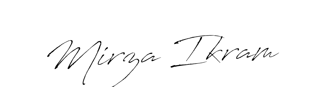 if you are searching for the best signature style for your name Mirza Ikram. so please give up your signature search. here we have designed multiple signature styles  using Antro_Vectra. Mirza Ikram signature style 6 images and pictures png